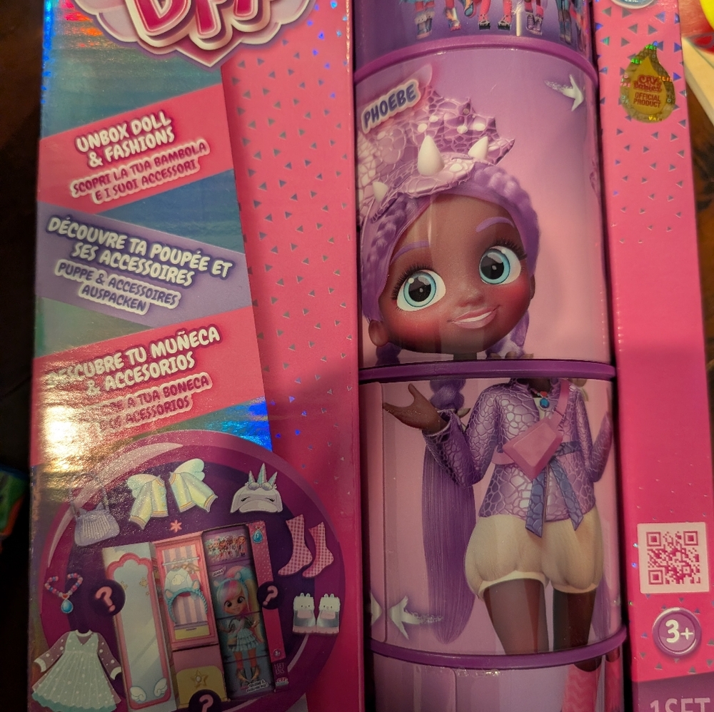 Cry Babies Phoebe BFF  Fashion Doll with 9+ Surprises Including Outfit NEW